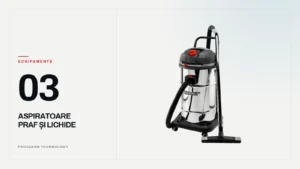 Aspirator profesional pentru praf și lichide CVP 265X, cu rezervor inox, furtun și tub de aspirație