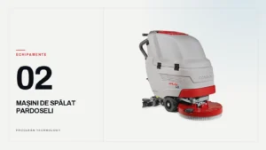 Mașină de spălat pardoseli cu operare pedestră COMAC ANTEA 50 B, cu perie disc și racletă