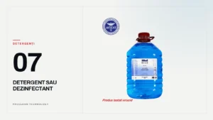 Bidon de 5 litri cu gel dezinfectant virucid pentru mâini iGel Blue