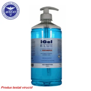 Dezinfectant virucid gel pentru mâini iGel Blue - 1000 ml
