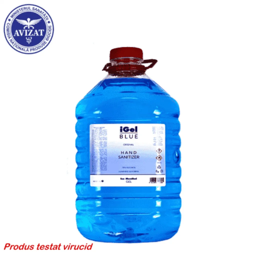 Dezinfectant virucid gel pentru mâini iGel Blue - 5 litri