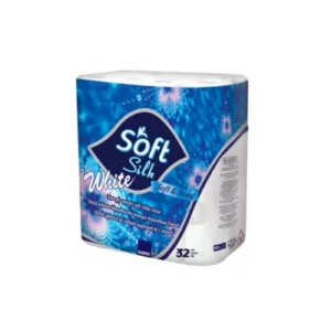 Hârtie igienică Sano Soft Silk White 32 role - 2 str celuloza