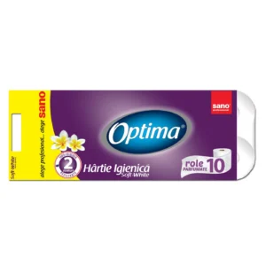 Hârtie igienică Sano Paper Optima 10 role -  2 str  celuloza